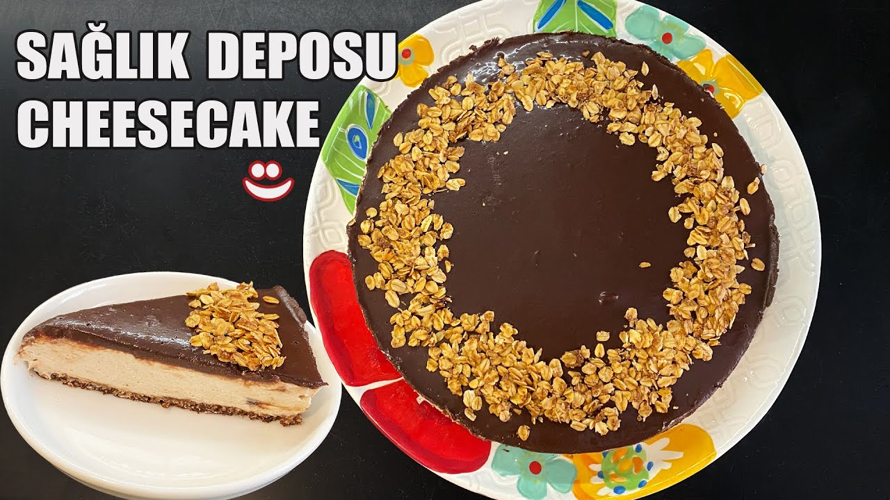PİŞMEYEN SAĞLIKLI CHEESECAKE / yumurta da yok