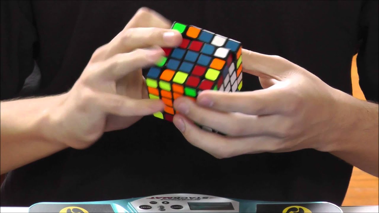 5x5 Rubik's cube former world record average: 55.33 seconds