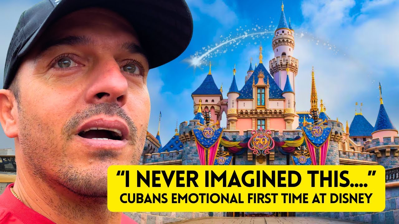 Cuban sees Disneyland for the first time and it's EMOTIONAL