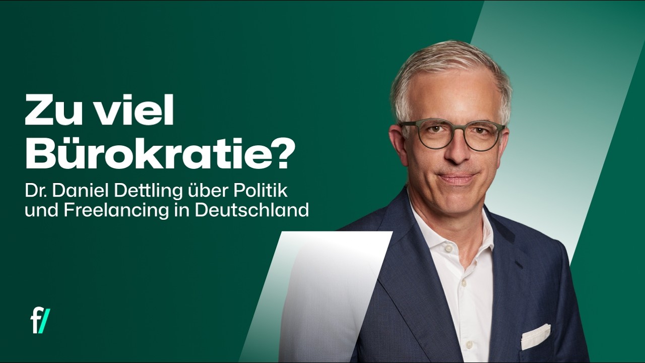„Deutschland ist eine Misstrauensgesellschaft“ | Dr. Daniel Dettling über Bürokratie und Freelancing