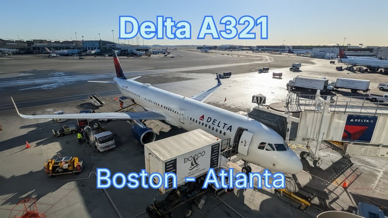 Delta A321 in economy to Atlanta!  