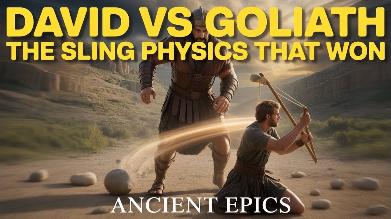David vs Goliath: The Sling Physics That Won | Ancient Epics