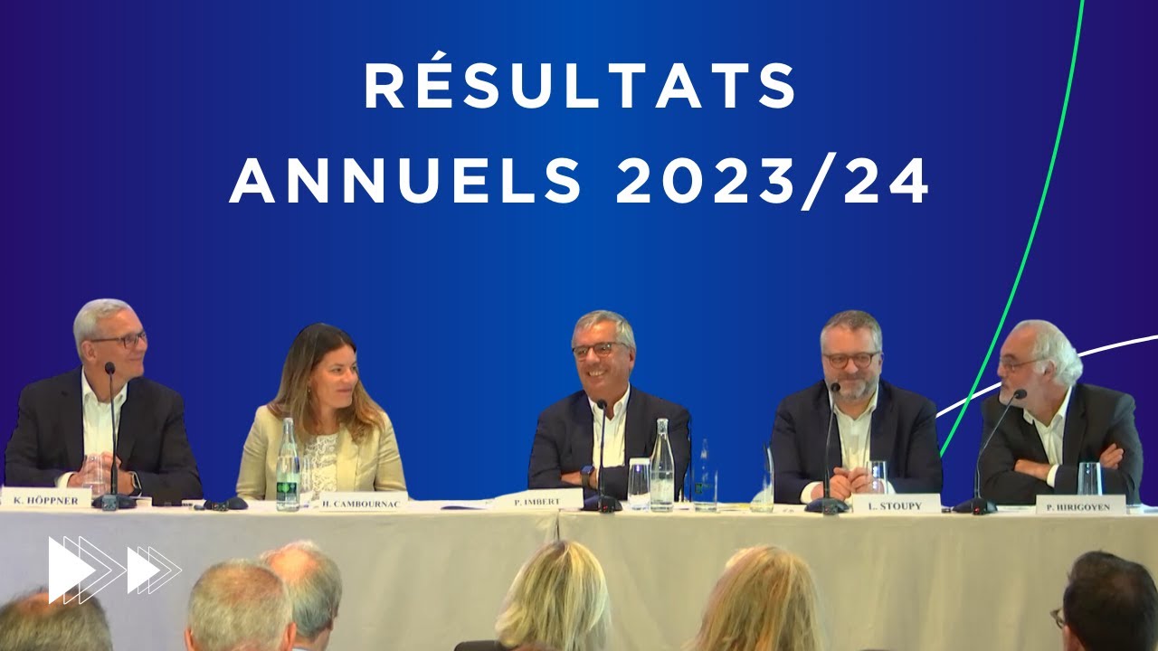 Résultats annuels 2023/24