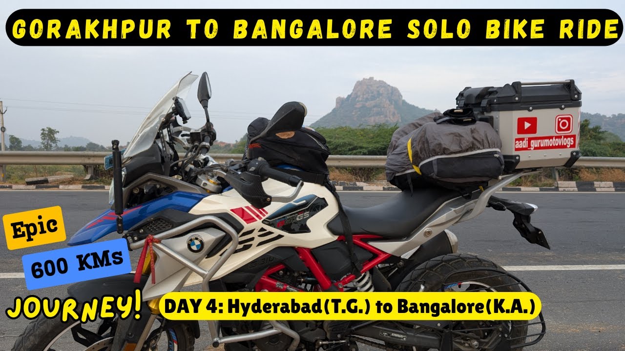 Day 4: Hyderabad to Bangalore | Emotional Finale of My Dream Ride on BMW | Tears of Joy | Solo Ride