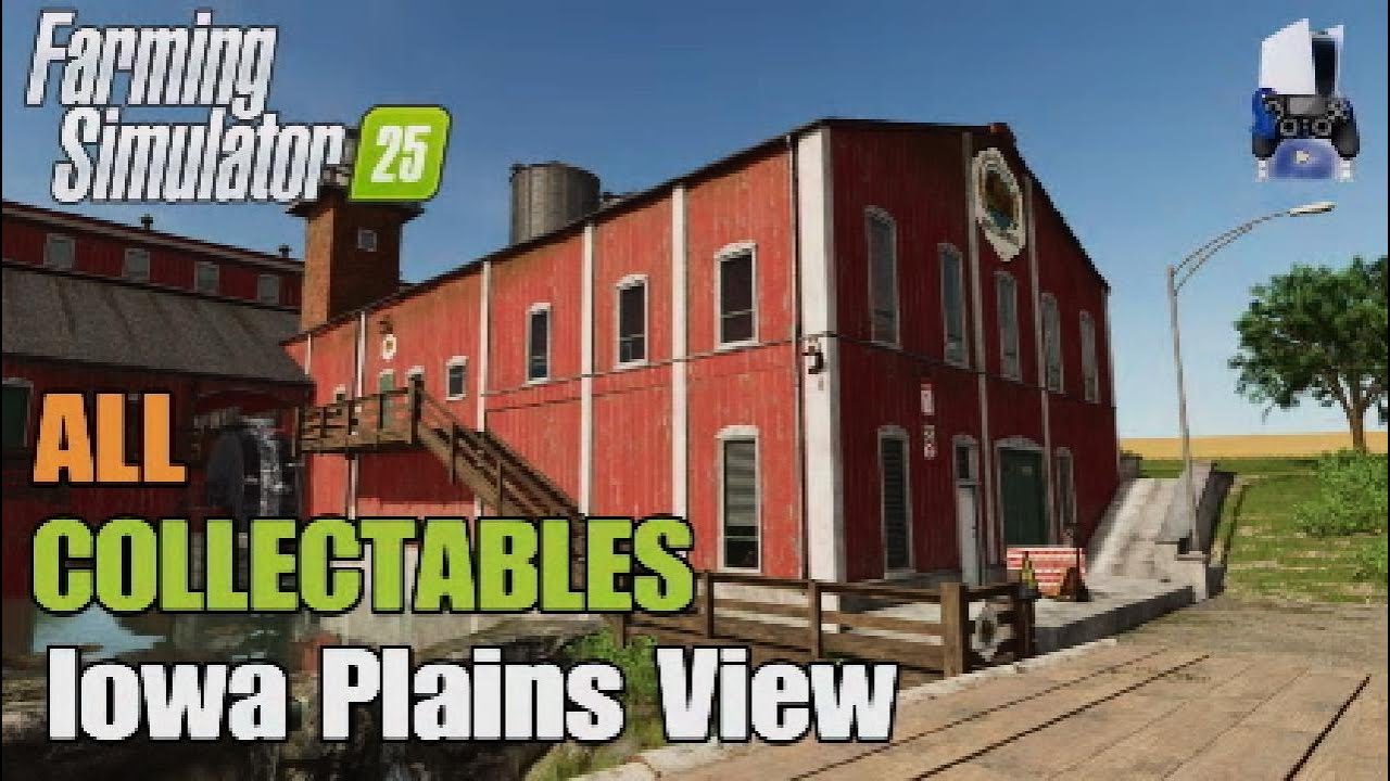 Collectables Iowa Plains View | FS25 | Console | Earn extra money | All 10 Collectables