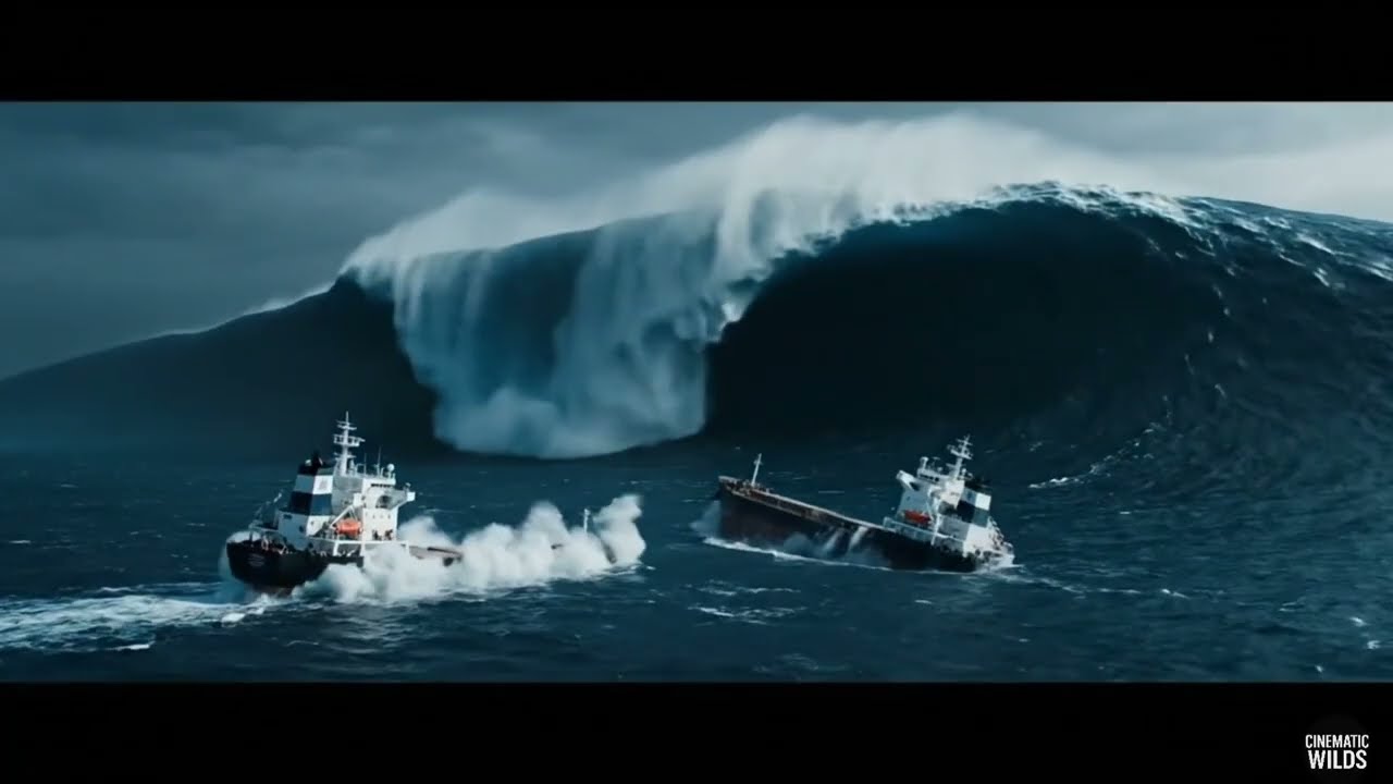 Tsunami Simulation 2025 🌊 | Realistic AI Generated Disaster Scene Explained