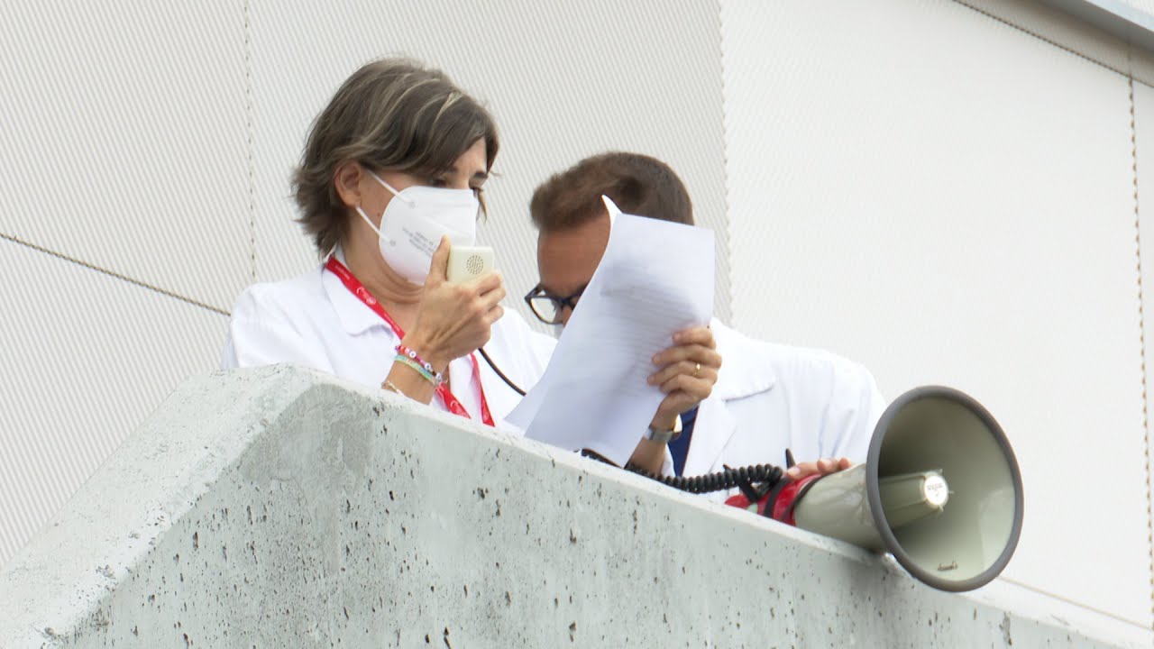 Protesta en Hospital La Plana: 