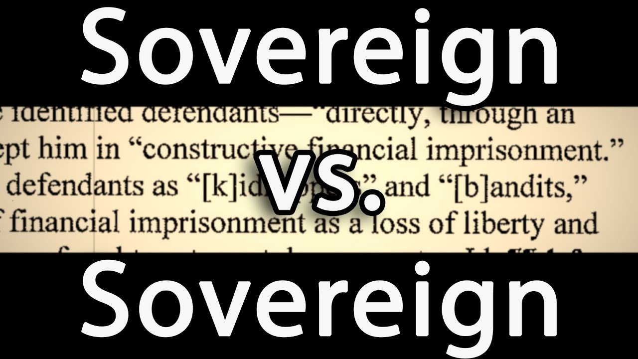 Sovereign vs. Sovereign: Edward Thomas Kennedy strikes back!
