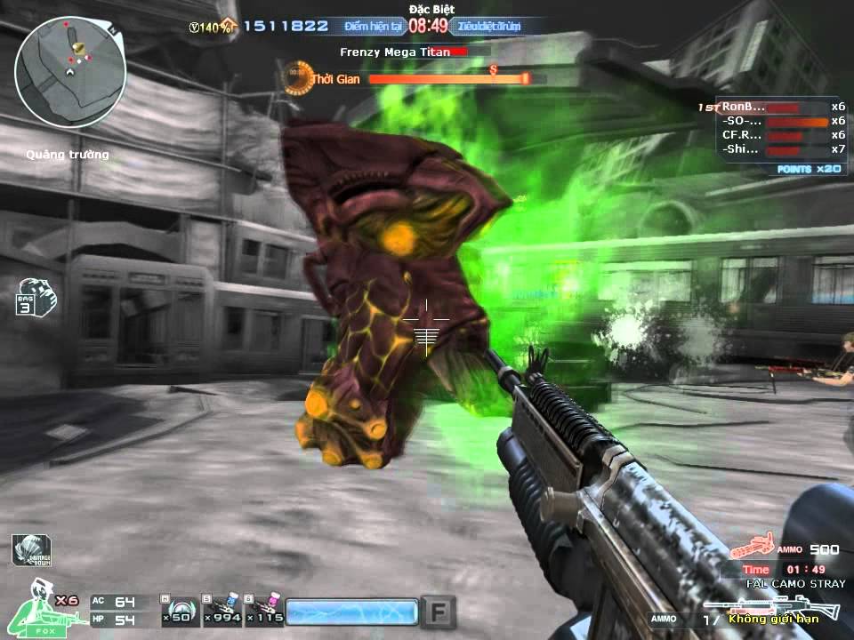CrossFire VN - SO Clan vs Crazed Titan (ZM Hard) - Time Attack