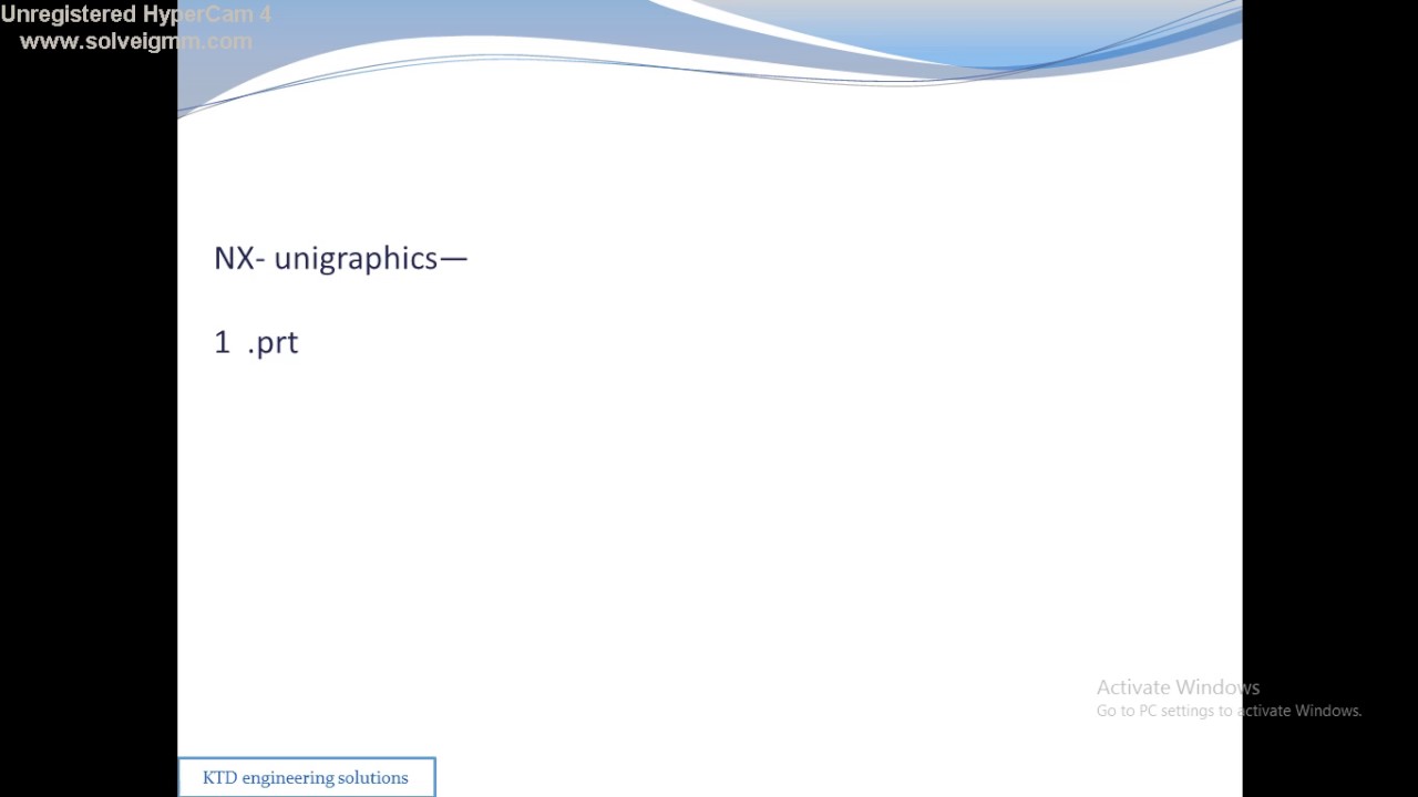 file formats (extensions) for CAD applications