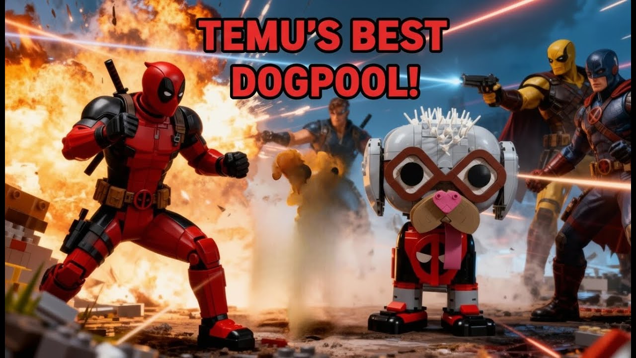 TEMU'S BEST: DOGPOOL BRICK KIT