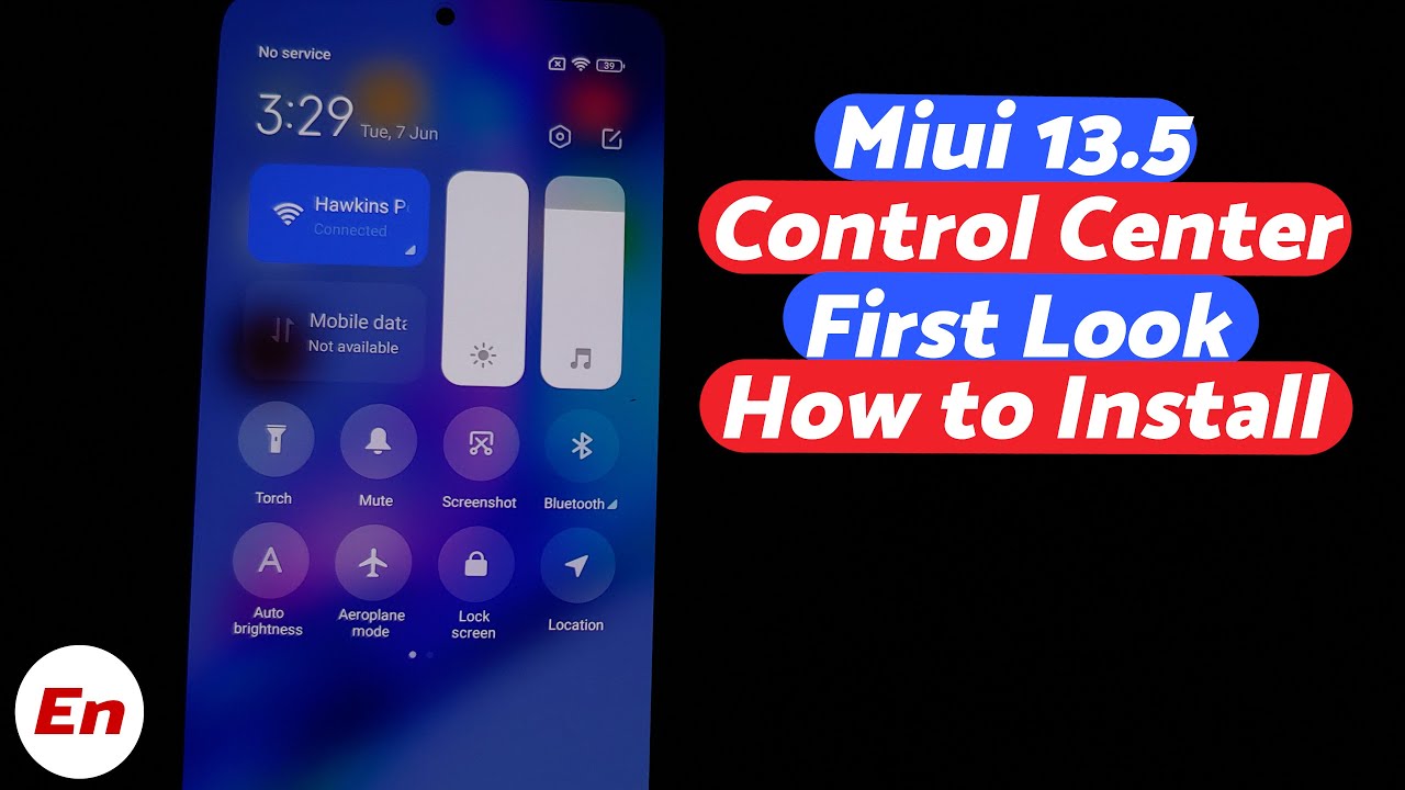 Miui 13.5 Control Center; First Look & How to Install Without Root | APK Download