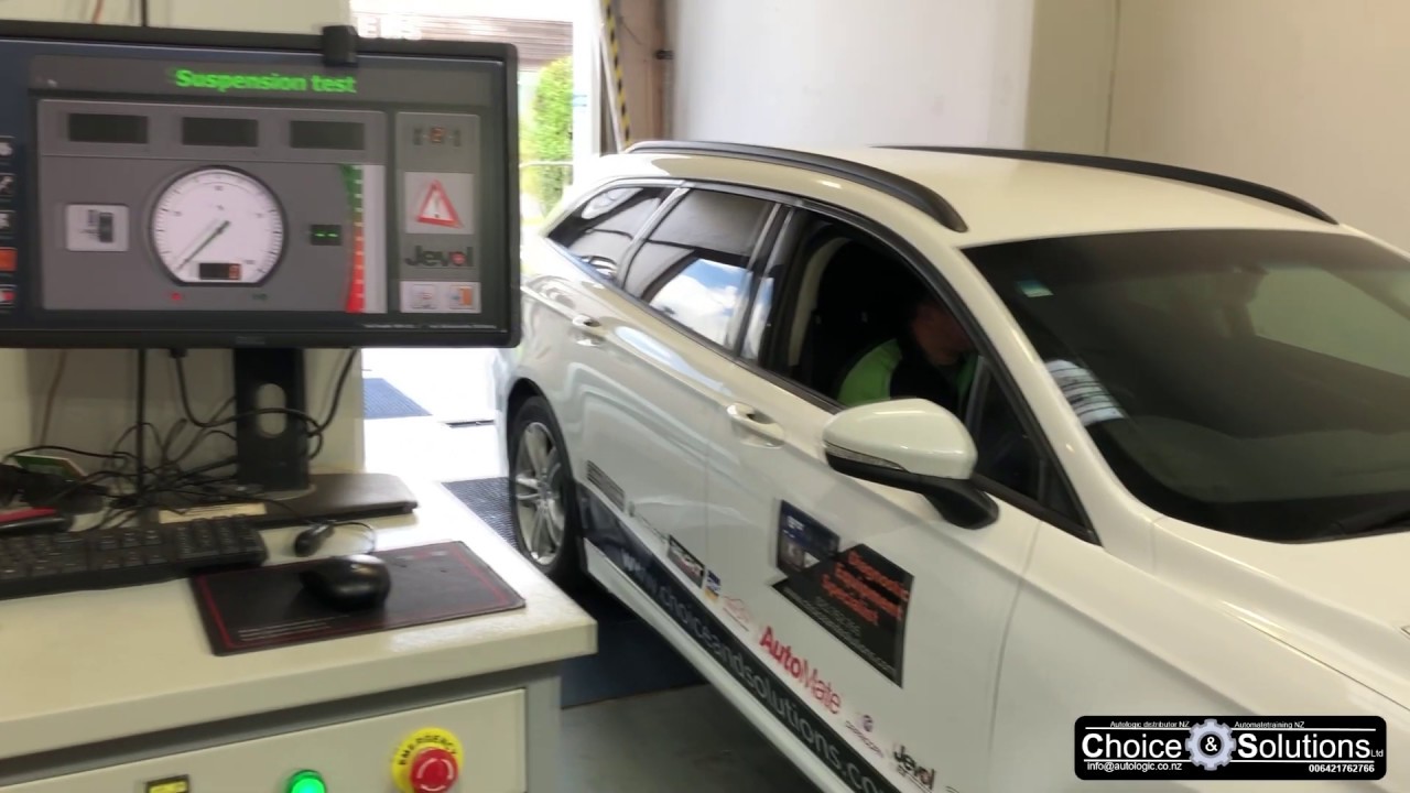 Choice & Solutions - Brake 4 Plate Tester w/Suspension Tester Demo