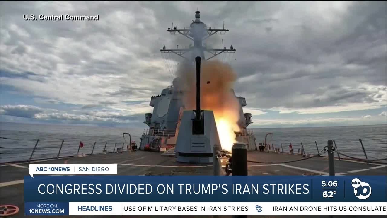 Congressmembers divided on whether Trump needed congressional approval for Iran