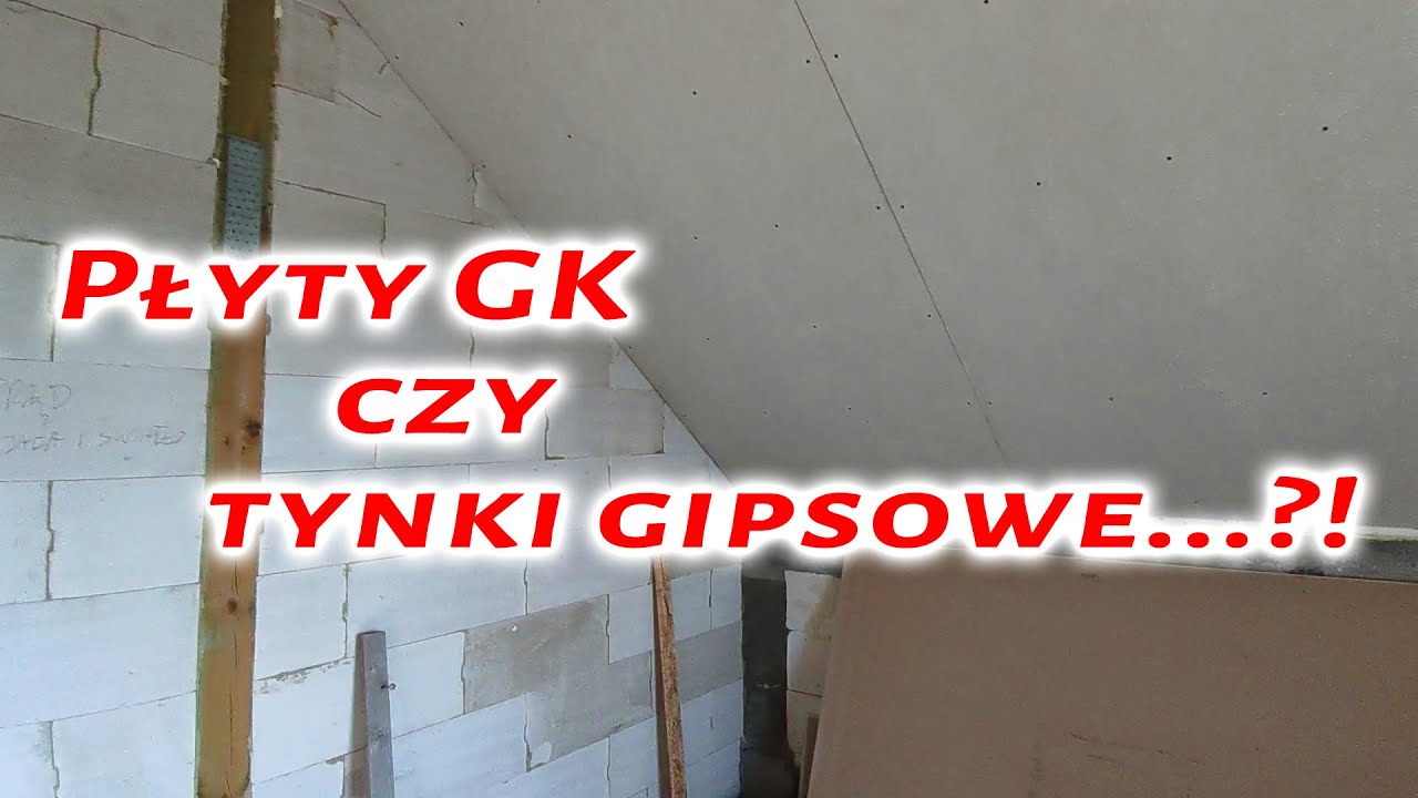 #41 Tynki tradycyjne czy płyty GK - parę słów jakie plany...