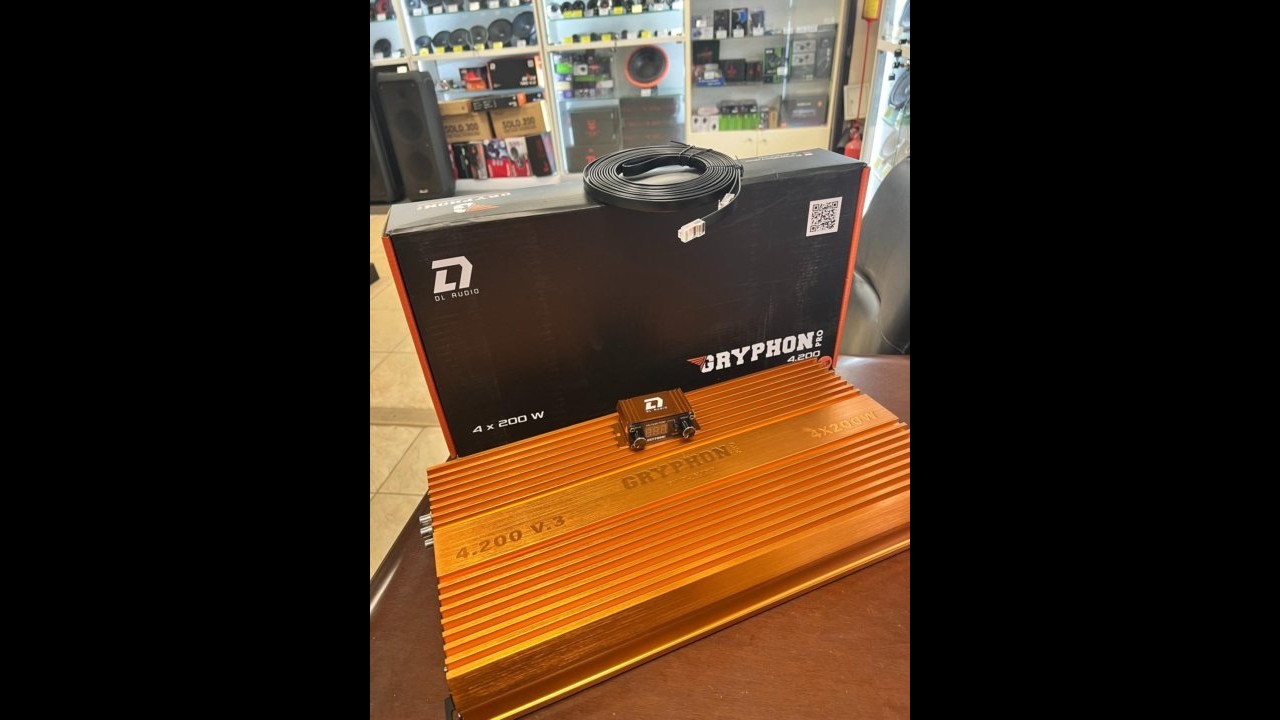 Распаковка и обзор четырех канального усилителя gryphon pro 4х200 v3