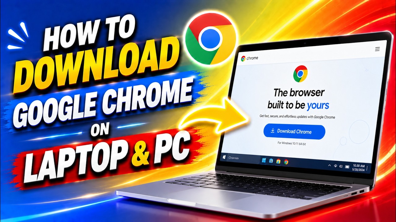 How to Download Google Chrome on Laptop & PC (2026 Method)