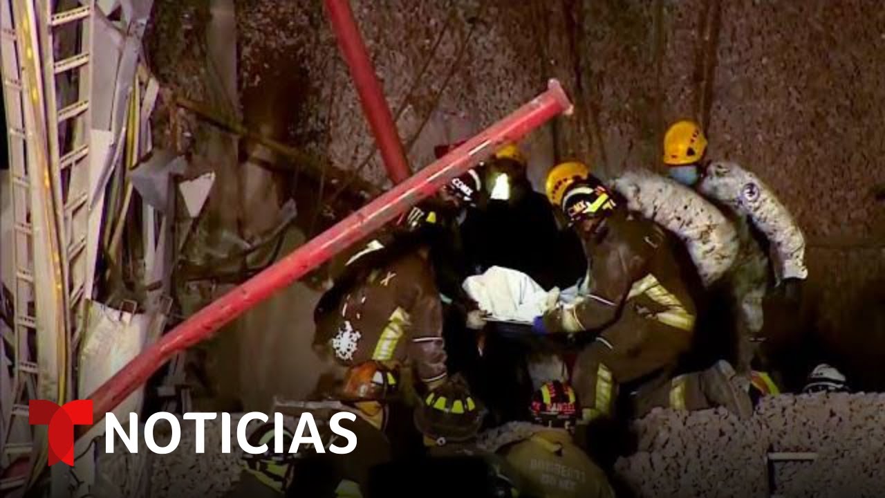 Buscan a desaparecidos tras el accidente de metro en CDMX | Noticias Telemundo