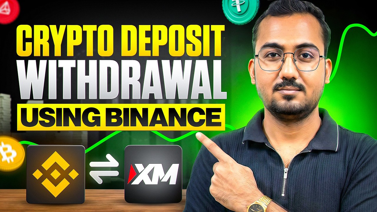 XM Crypto Deposit & Withdrawal Step By Step 🔥Using Binance | Full Hindi Guide