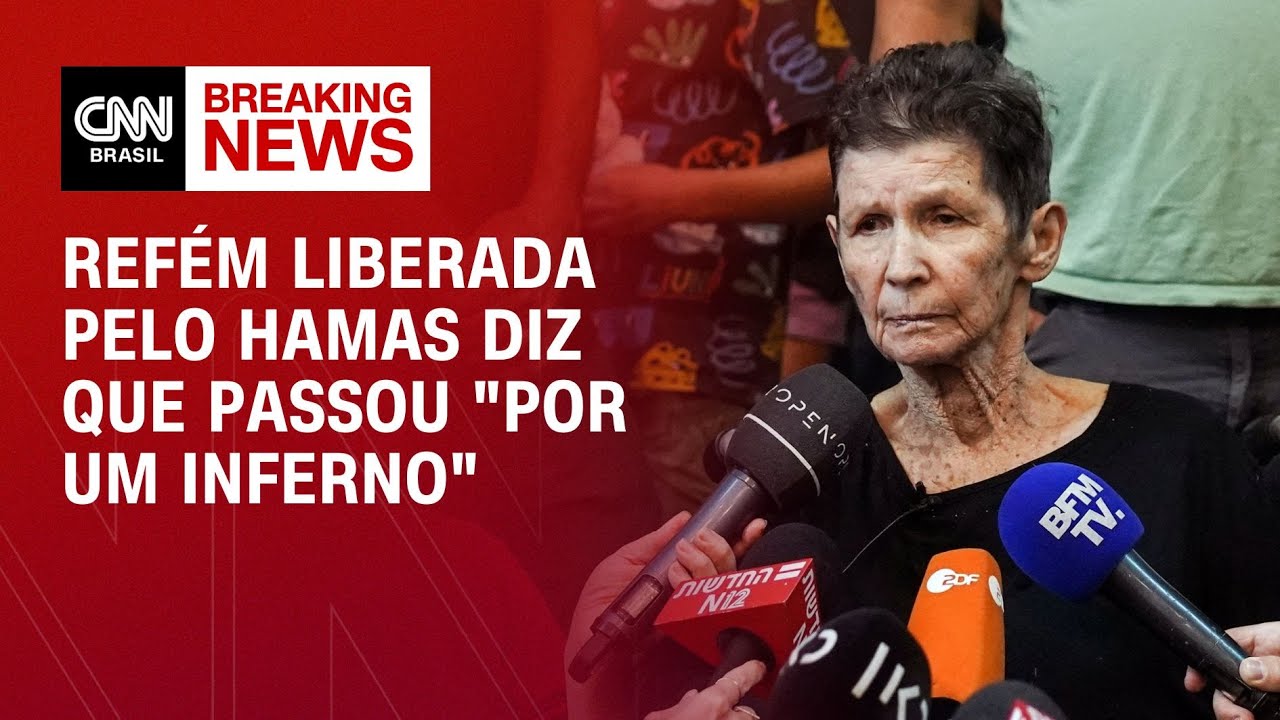 Refém liberada pelo Hamas diz que passou 