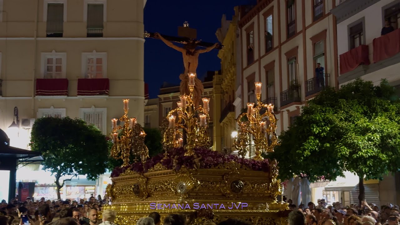 4K Santísimo Cristo de los Desamparados en el Salvador. Semana Santa Sevilla 2025