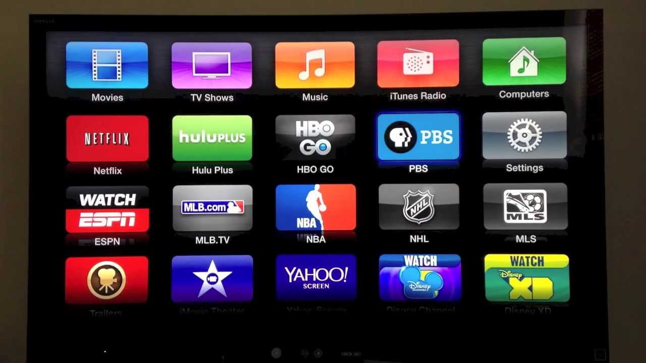 Apple TV adds PBS and Yahoo Screen!
