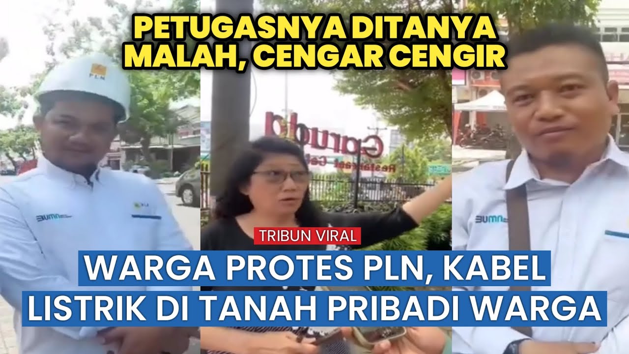 Viral! Warga Protes Tiang Listrik Berdiri di Tanah Pribadi