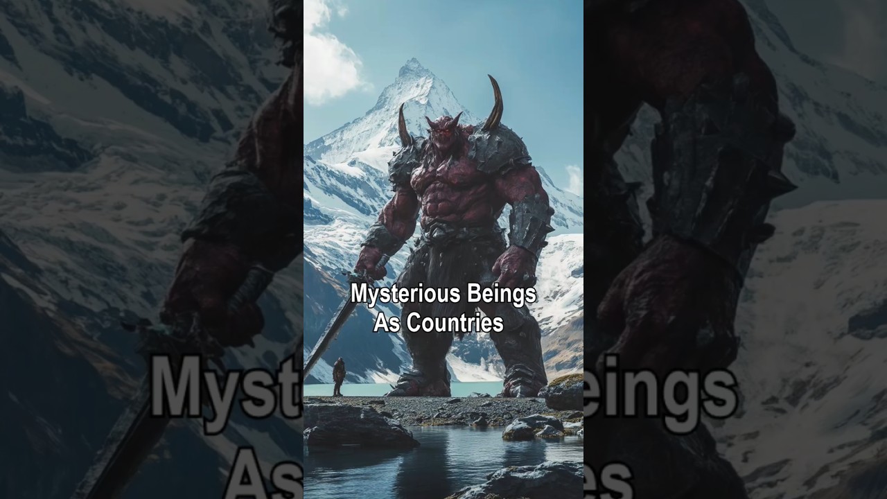 Countries As Mysterious Beings! (Generated by AI)