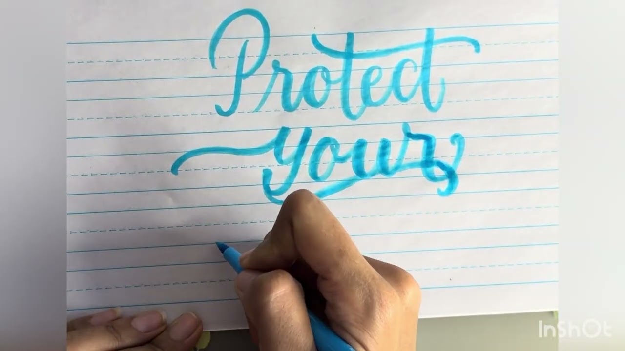 - Protect your passion 🩵 #lettering  #art