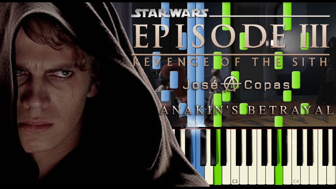 Star Wars III - Anakin's Betrayal | Tema de la Orden 66 (Parte 2/2) (Piano Tutorial + Partitura)