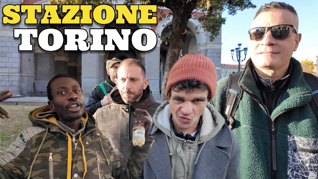 Stazione di Torino degrado e pericolo in pieno giorno