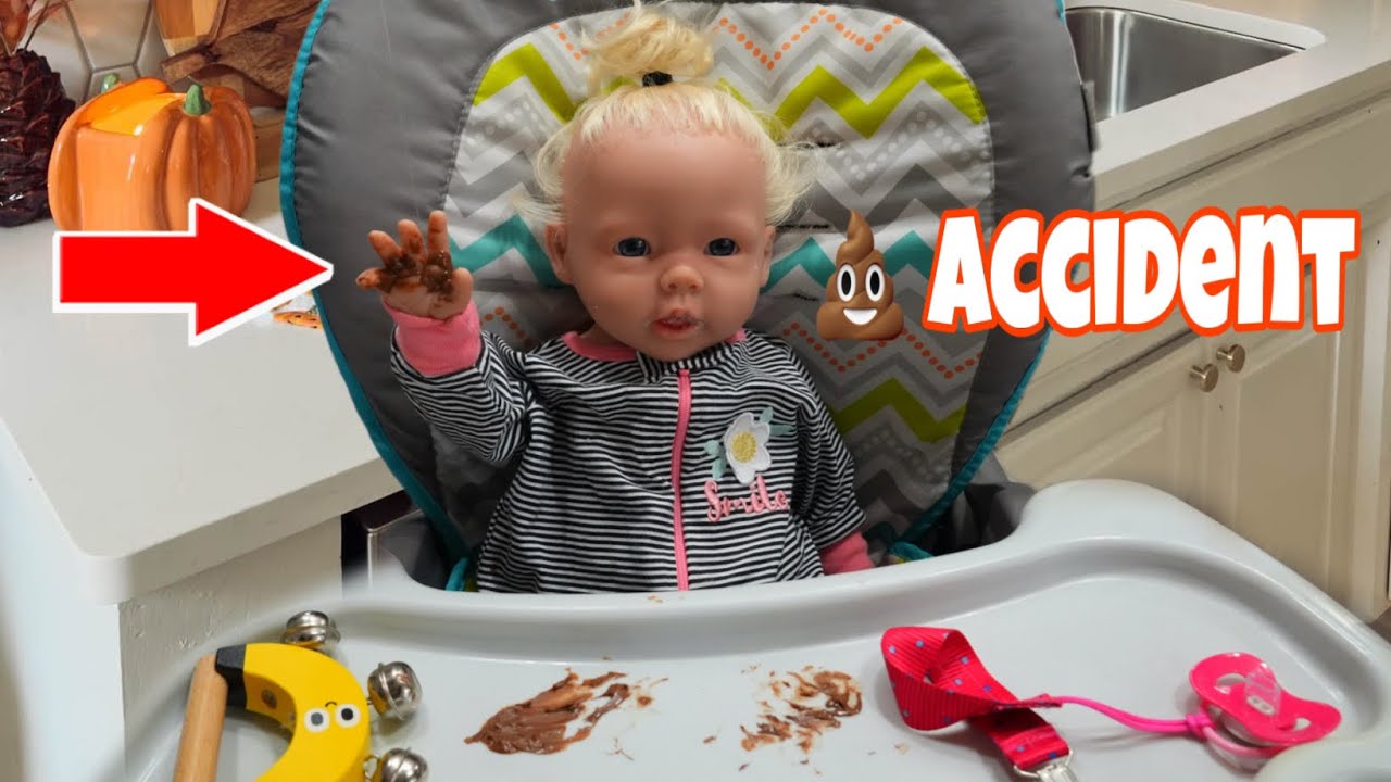 Silicone baby has a an accident what i pack in the reborn diaper bag for daycare