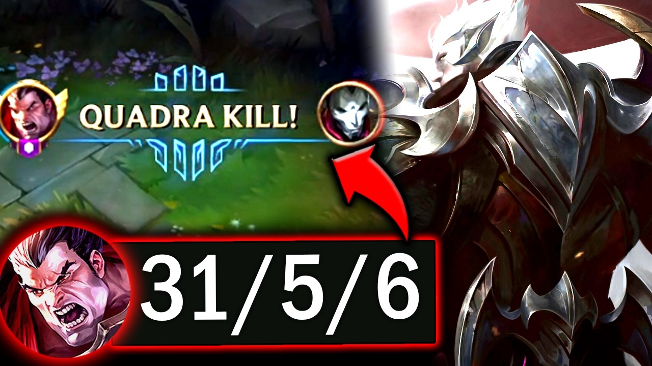 DARIUS TOP IS NOT BALANCED.. 1V5 EASIER THAN EVER (QUADRA KILL) - 2026 Darius TOP Gameplay Guide