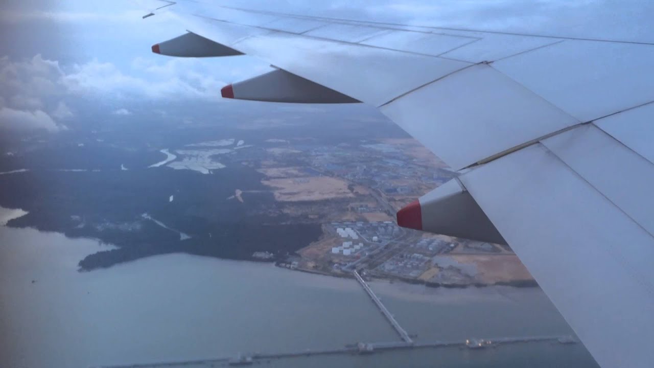 新加坡航空 Boeing 777-300BR從新加坡樟宜機場起飛