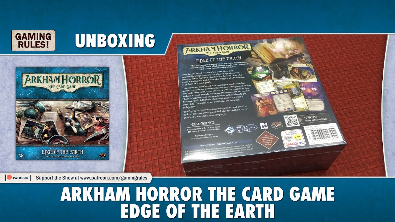Arkham Horror: Edge of the Earth - Unboxing