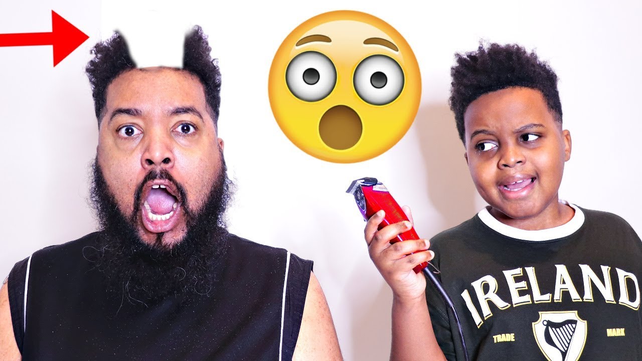 SON CUTS DAD'S HAIR For The FIRST TIME **haircut fail** 💇🏻‍♂️| Onyx Life