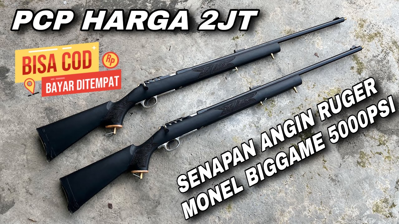 PCP HARGA 2JT ‼️ SENAPAN ANGIN RUGER MONEL BIGGAME 5000PSI