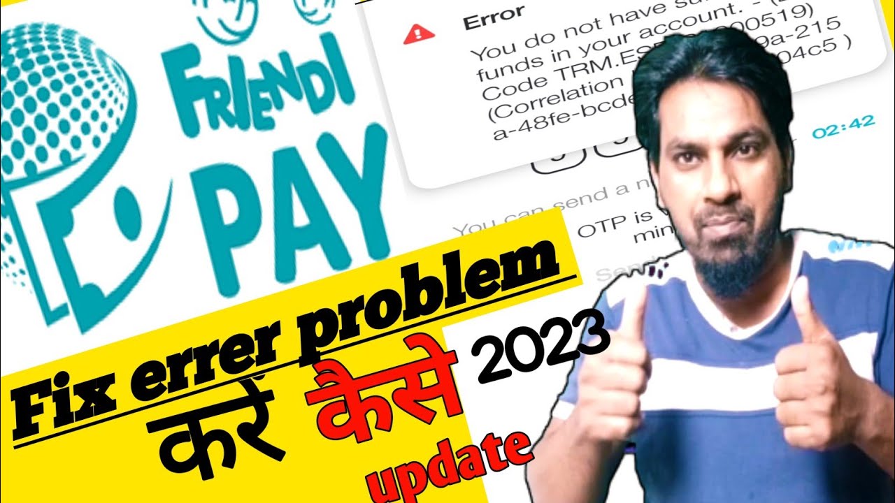 friendi pay big problem/friendipay account kaise add kare/friendly pay international transfer