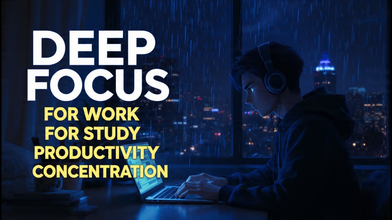 🔴 LIVE Deep Focus Ambient | Relaxing Background Music for Productivity and Study