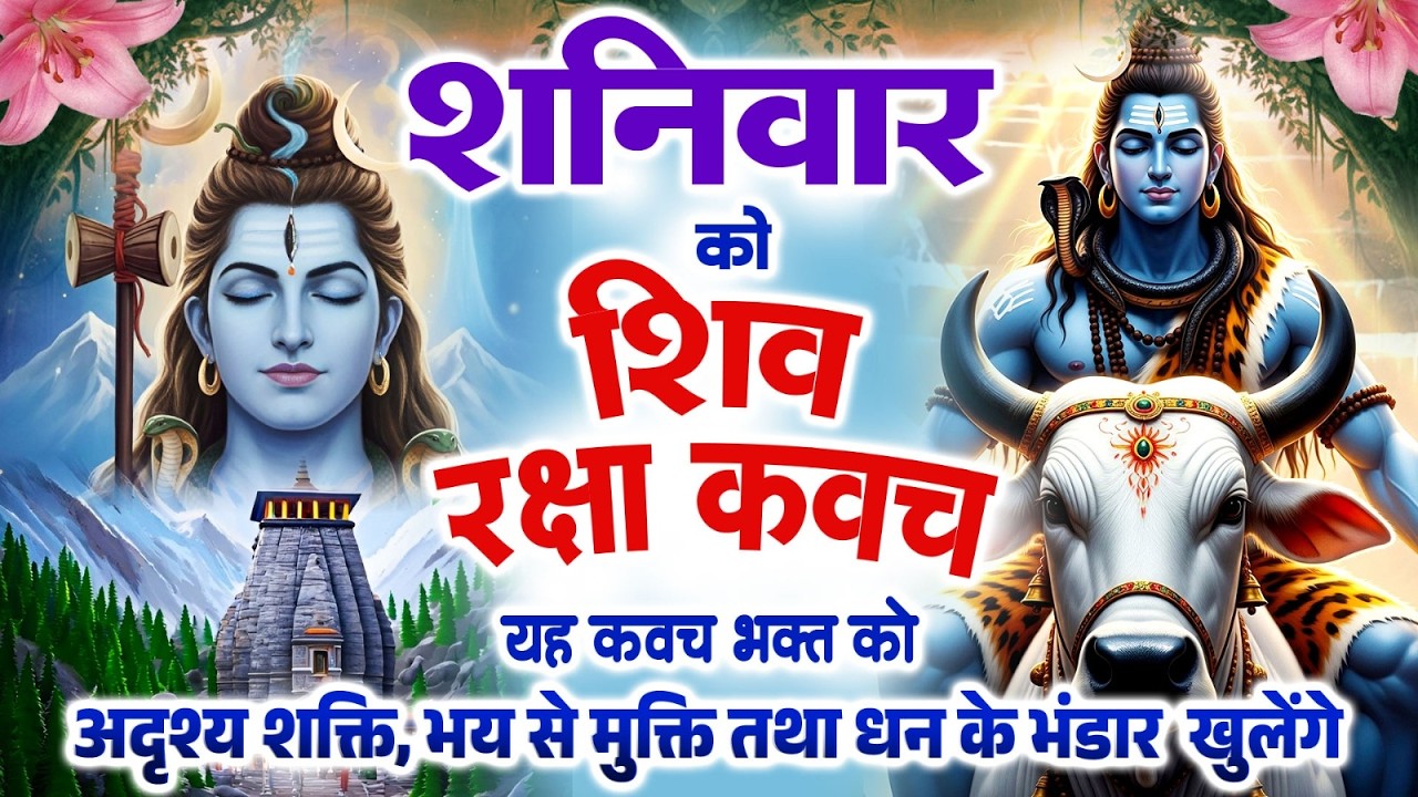 शनिवार को शिव रक्षा कवच यह कवच भक्त को अदृश्य शक्ति,भय से मुक्ति तथा धन के भंडार खुलेंगे~Shiv Kavach