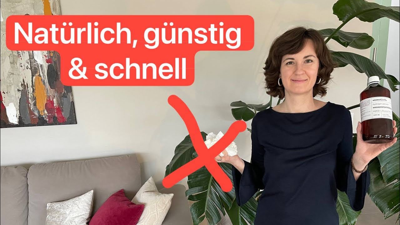 Was machen bei Schnupfen * ganz nat&uuml;rlich mit H2O2 * Wasserstoffperoxid