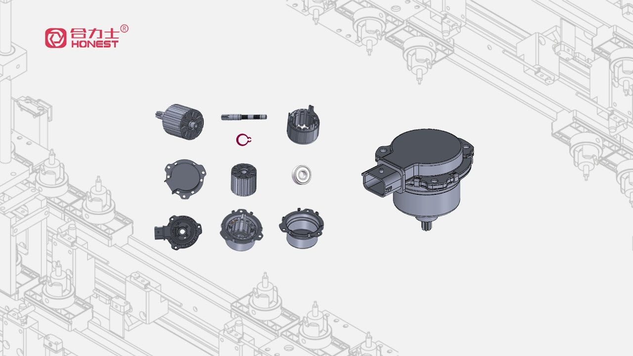 Automobile Gear Motor Assembly Line