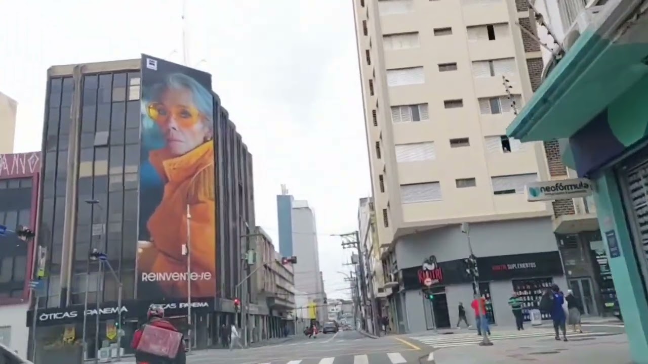 Centro de Campinas, SP, Brasil de Carro