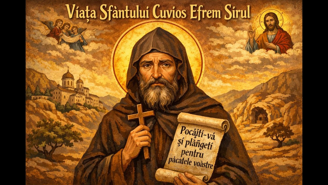 Viața Sfântului Cuvios Efrem Sirul - 28.01.2026