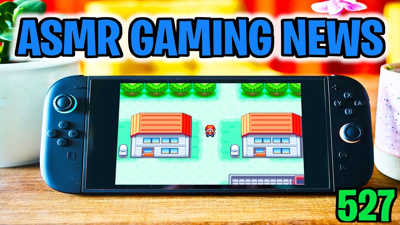 ASMR Gaming News Pokemon Fire Red Leaf Green, Fortnite, Roblox, Bluepoint, PS5, Skate + more (527)