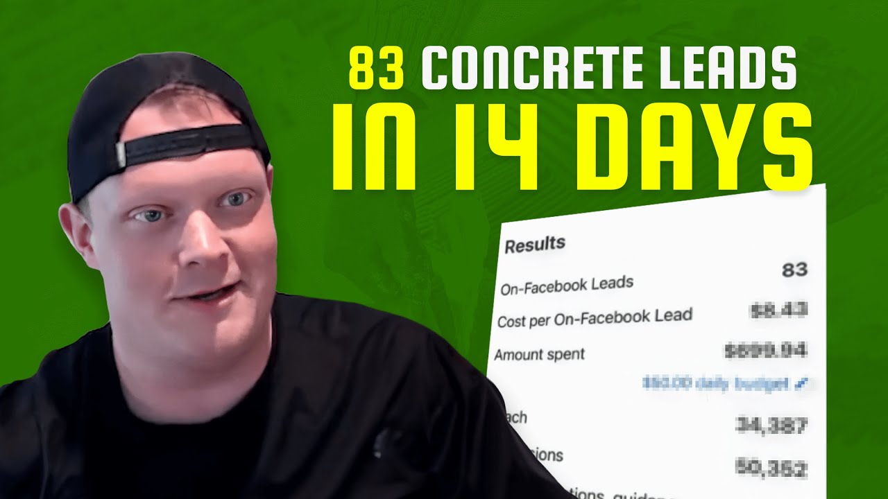 Concrete Contractor Facebook Ads | Concrete Contractor Marketing Facebook Ads PPC