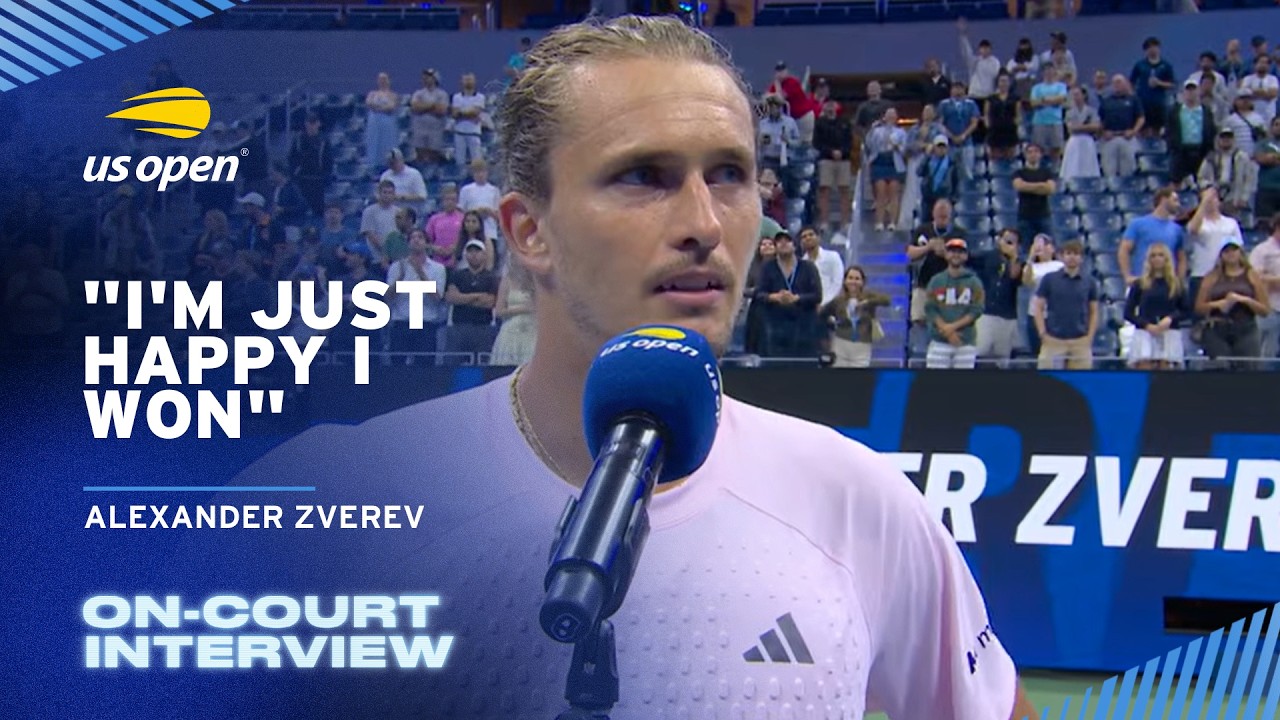 Alexander Zverev On-Court Interview | 2026 US Open Round 1