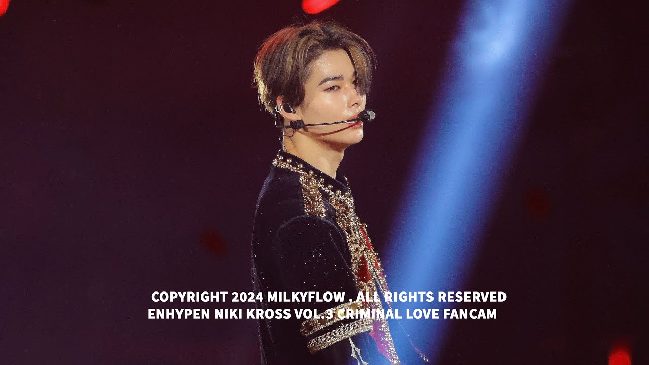 240102  'Criminal Love' KROSS Vol.3 ENHYPEN NI-KI FANCAM 엔하이픈 니키 직캠 크리미널러브