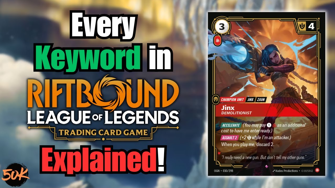 Объяснение КАЖДОГО ключевого слова в Riftbound! | Riftbound League of Legends TCG Origins