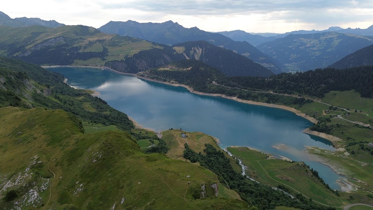 Cormet de Roselend en Drone